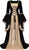 Womens Retro Halloween Costume Renaissance Medieval Dress Velvet Queen Dress