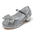 Girl's Sequin Dress Shoes Low Heel Pumps With Bowknot(Toddler/Little Kid)