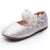 Little Girl's Silver Outdoor Marry Jane Flats (Toddler/Little Kid)