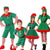 Christmas Outfit Girls Holiday Elf Costume Family Christmas Costume Parent Children Women Christmas Dress