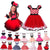 Baby Girl Minnie Mouse Clothing Above Knee Mini Falda Toddler Polka Kid Summer Party Tulle Dress Mickey Clothes Child Frock