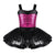 Kids Girls Ballet Leotard Tutu Dress Reflective Dancewear Gymnastics Leotard Dress Dancing Ballerina Lyrical Dance Costumes