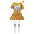 Kids Girls Jazz Hip Hop Leotard Dancewear Children's Carnival Cheerleading Costume Shiny Sequins Crop Top and Skirt Shorts Set