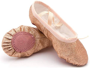 Ballet Shoes Glitter Wedding Party Dance Flats for Girls (Toddler/Little Kid/Big Kid)