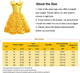 Little Girls Layered Princess Costume Yellow Belle Dress for Party Prom Halloween Christmas