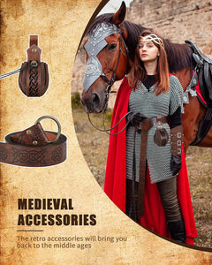Medieval Viking Belt Renaissance Accessories Medieval Bag