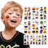 Halloween Temporary Tattoos For Kids,10 Packs Mixed Styles Glow In The Dark Tattoos for Boys and Girls