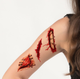 Zombie Scars 40 Packs Tattoos Bloody Scar with Fake Blood Costume Makeup Halloween Decorations Party Favor