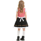 Children German Oktoberfest Costume Girl Plaid Dirndl Dress Bavaria Traditional Beer Wench Maid Cosplay National Costume