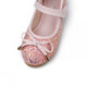 Glitter Ballerina Flat Shoes Slip on Mary Jane for Girls