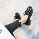 Women's Slip on Loafer Flats Tassel Casual Work School Low Heel Shoes for Girl