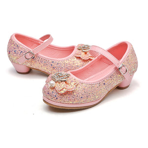 Girl's Shining Mary Jane Shoes Performance Pumps(Toddler/Little Kid)