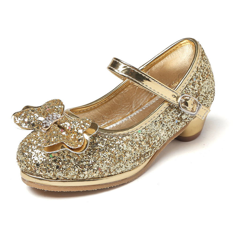 Girl's Sequin Dress Shoes Low Heel Pumps With Bowknot(Toddler/Little K Chiximaxu Girl's Sequin Dress Shoes Low Heel Pumps With Bowknot(Toddler/Little K Chiximaxu