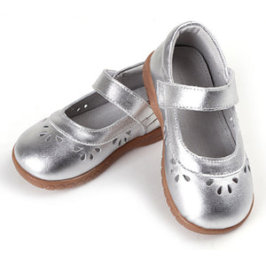Girl's Round Toe Mary Jane Flat Princess Shoes(Toddler/Little Kid)
