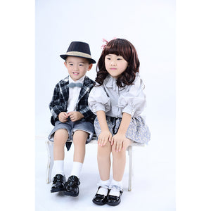 Girl Uniform Leather Mary Jane Flat Shoes(Toddler/Little Kid/Big Kid)
