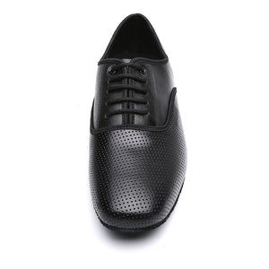Men's Black Ballroom Latin Performance Waltz Modern Dancing Practice Shoes