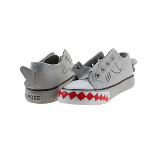 Baby Boy's Girl's Canvas Cartoon Shoes Lace Up Sneaker