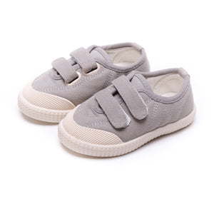 Kids Soft Sole Casual Shoes Comfortable Non-Slip Hook&Loop Canvas Shoes