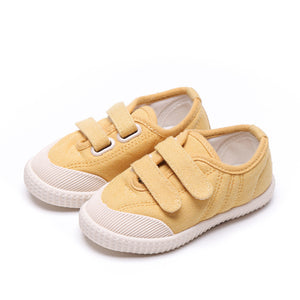 Kids Soft Sole Casual Shoes Comfortable Non-Slip Hook&Loop Canvas Shoes