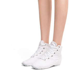 Canvas Girl's Jazz Dance Boots Women Dance Ankle Boots