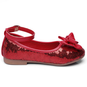 Girls' Mary Jane Dress Shoes Girl's Glitter Ballerina Flat shoes(Toddler/Little Kid/Big Kid)