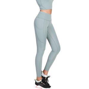 Women's Workout Leggings High Waist Yoga Pants 7/8 Length Leggings for Sports Running Fitness