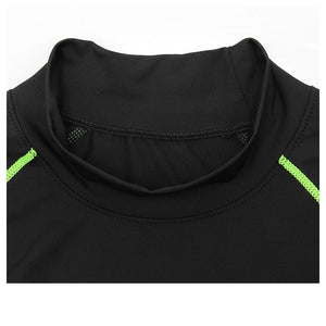 Chiximaxu Underwear For Men High Collar Sport T-Shirt Quick Dry Sports Jersey for Men