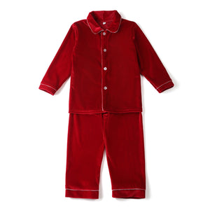 Chiximaxu Baby Sleepwear Toddler Kids Boys Girls Christmas Pajamas Clothes Set Velvet Children Pajamas