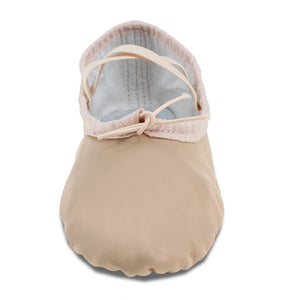 PU Elastic Ballet Dance Flats with Lace