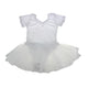 Little Girl's Classic Cotton Short Sleeve Dance Ballet Practice Dress