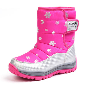 Kid Waterproof Snow Boots Outdoor Winter Shoes