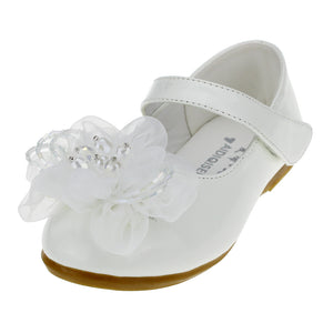 Little Girl's PU Dress Flats Flower Party Mary Jane shoes