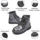 Chiximaxu Winter Boots for Girl Toddler Zip Walking Shoes