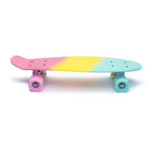 Skateboard for Youth 22 inch Mini Cruiser Skateboard for Beginner Kids