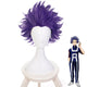 Boku no Hero Academia Shinsou Hitoshi Shinso Wig Cosplay Costume My Hero Academia Short Purple Wigs Synthetic Hair+Wig Cap
