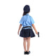 Girls Cop Police Officer Playtime Cosplay Uniform Kids Coolest Halloween Costume