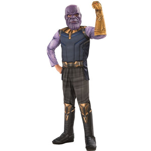 Kids Marvel Comics Villain The  Endgame Megamind Titan Thanos Halloween Cosplay Child Costume
