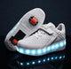 USB Charging Children Sneakers With 2 Wheels Girls Boys Led Shoes Kids Sneakers With Wheels Roller Skate Shoes