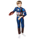 Child Marvel Comics The Superhero Captain America Halloween Cosplay Carnival Fancy Jumpsuit Party Costume