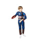 Child Marvel Comics The Superhero Captain America Halloween Cosplay Carnival Fancy Jumpsuit Party Costume