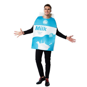 Adult Cookies  Milk Costume Halloween Costume For Couple Men Milk Costume Women Cookies Cosplay