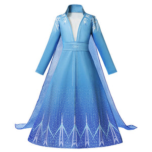 Elsa Dress Princess of Anna Costume Elsa Cosplay Costume