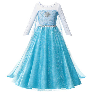 Elsa Dress Princess of Anna Costume Elsa Cosplay Costume