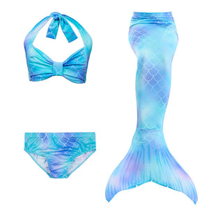 Girls Mermaid Tails Swimming Dresses Cosplay Costume Beach Clothes Little Children Mermaid Swimsuit for Kids Swimmable Costumes