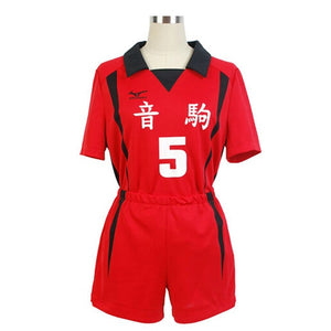 Nekoma High School #5 1 Kenma Kozume Kuroo Tetsuro Cosplay Costume Haikiyu Volley Ball Team Jersey Sportswear Uniform