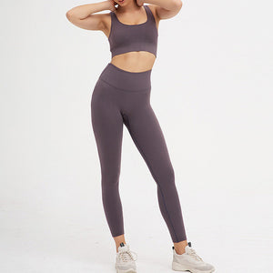Workout Clothes for Women Sports Bra and Leggings Set Sports Wear for Women Gym Clothing Athletic Yoga Set