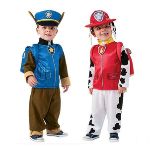 Patrol costume Kids Boys Girls Birthday Purim Marshall Chase Skye Cosplay Costume Patrol Dog Children Ryder Party Role