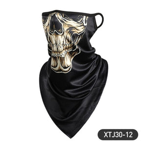 Printing Style Outdoor Scarf Mask Variety Turban Magic Scarves Face Mesh Headband Skull Neck Bandanas Men Women