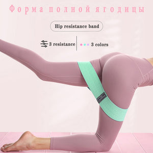 Resistance Bands Set Workout Rubber Elastic Sport Booty Band Fitness Equipment For Yoga Gym Training Fabric Bandas Elasticas