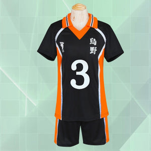 Anime Haikyuu Cosplay Costume Karasuno High School Volleyball Club Hinata Shyouyou Kageyama Tobio Sports Jerseys Uniform